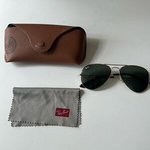 Ray Ban aviator glasses